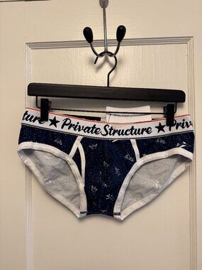Private Structure Space Print Briefs - SZ XL
